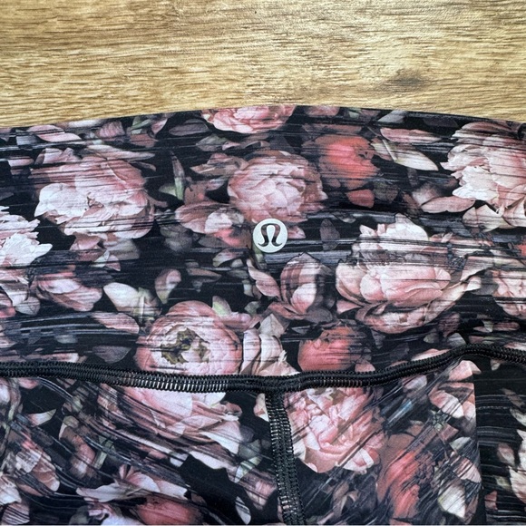 Lululemon Wunder Under Hi-Rise Leggings Size 4 Nulux Peony Floral Multi Stretch - Picture 13 of 16